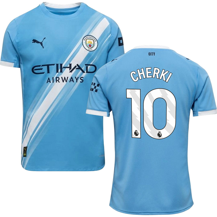 Manchester City Home #10 CHERKI Jersey 2025/26 Adults
