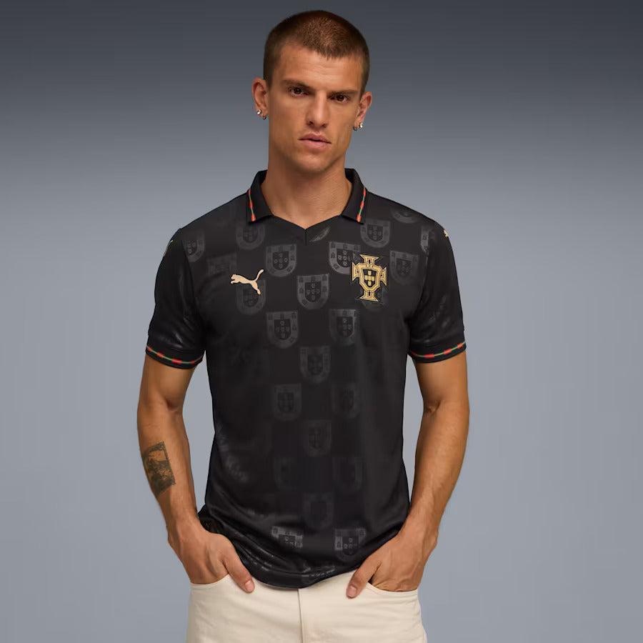 Portugal Black Panther World Cup 2026 Away Replica Jersey Adults