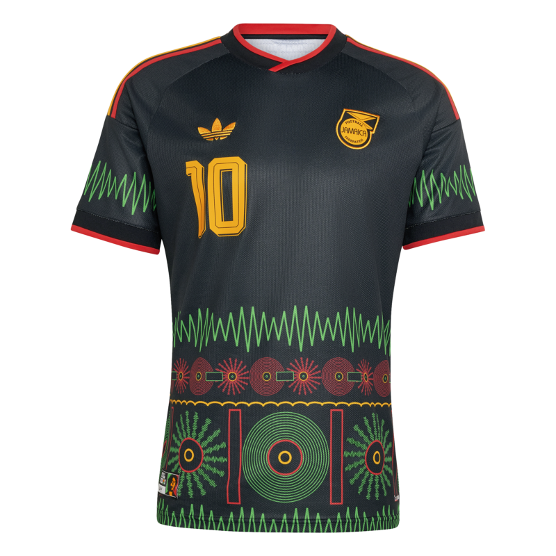 Jamaica World Cup 2026 x Bob Marley #10 Men's Away Stadium Jersey