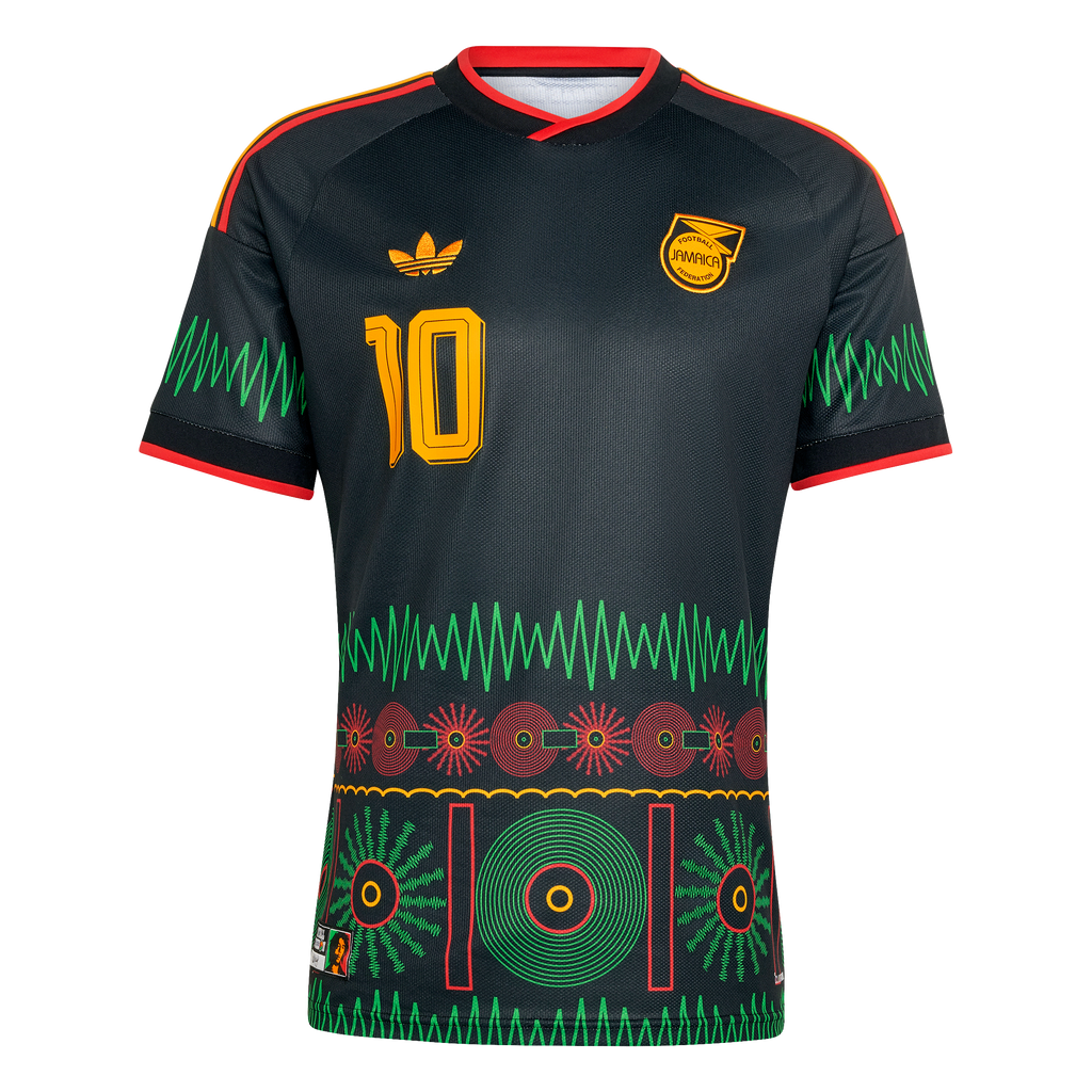 Jamaica World Cup 2026 x Bob Marley #10 Men's Away Stadium Jersey