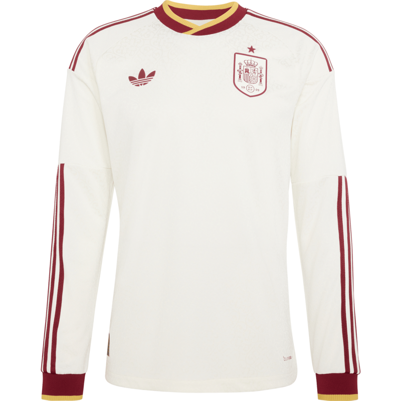 Men's Spain Away World Cup 2026 Long Sleeve Jersey
