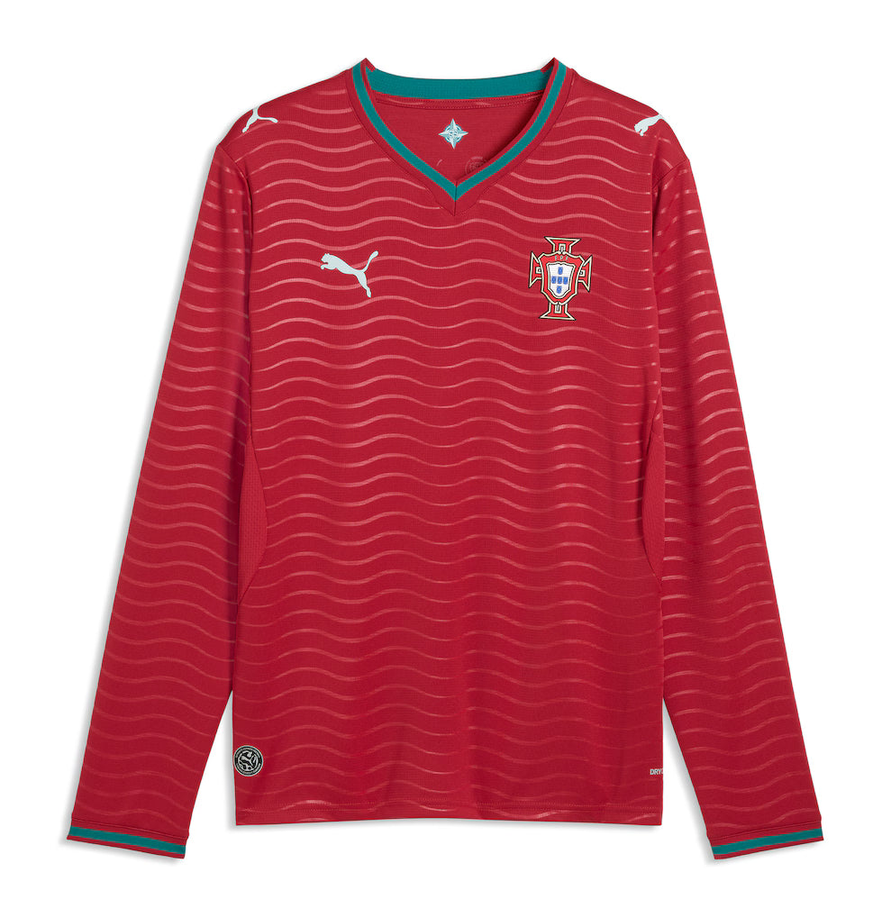 Portugal Long Sleeve Home Soccer Jersey World Cup 2026