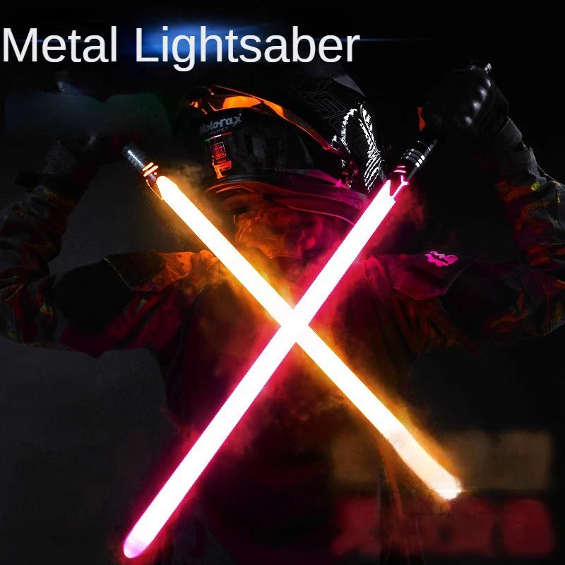 Lightsaber Laser Sword Toys RGB Metal Light Saber 15Color Change Kids Soundfonts Force FX FOC Blaster Toys Jedi Laser Sword Gift