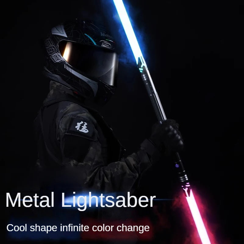 Lightsaber Laser Sword Toys RGB Metal Light Saber 15Color Change Kids Soundfonts Force FX FOC Blaster Toys Jedi Laser Sword Gift