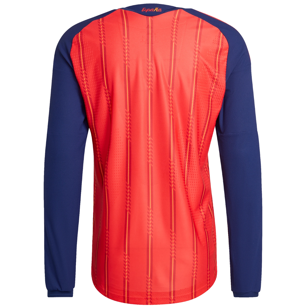 Spain World Cup 2026 Men's Home Long Sleeve Jersey
